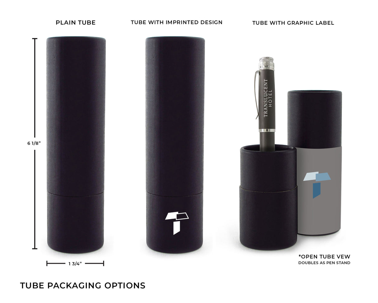 Tornado™ Platinum Executive  - Black Nickel Fountain Pen