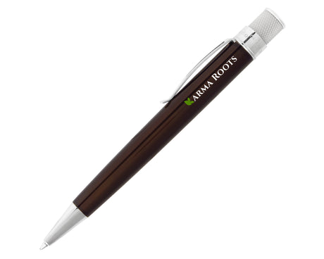 Tornado™ Classic Lacquer - Brown w/Chrome Rollerball