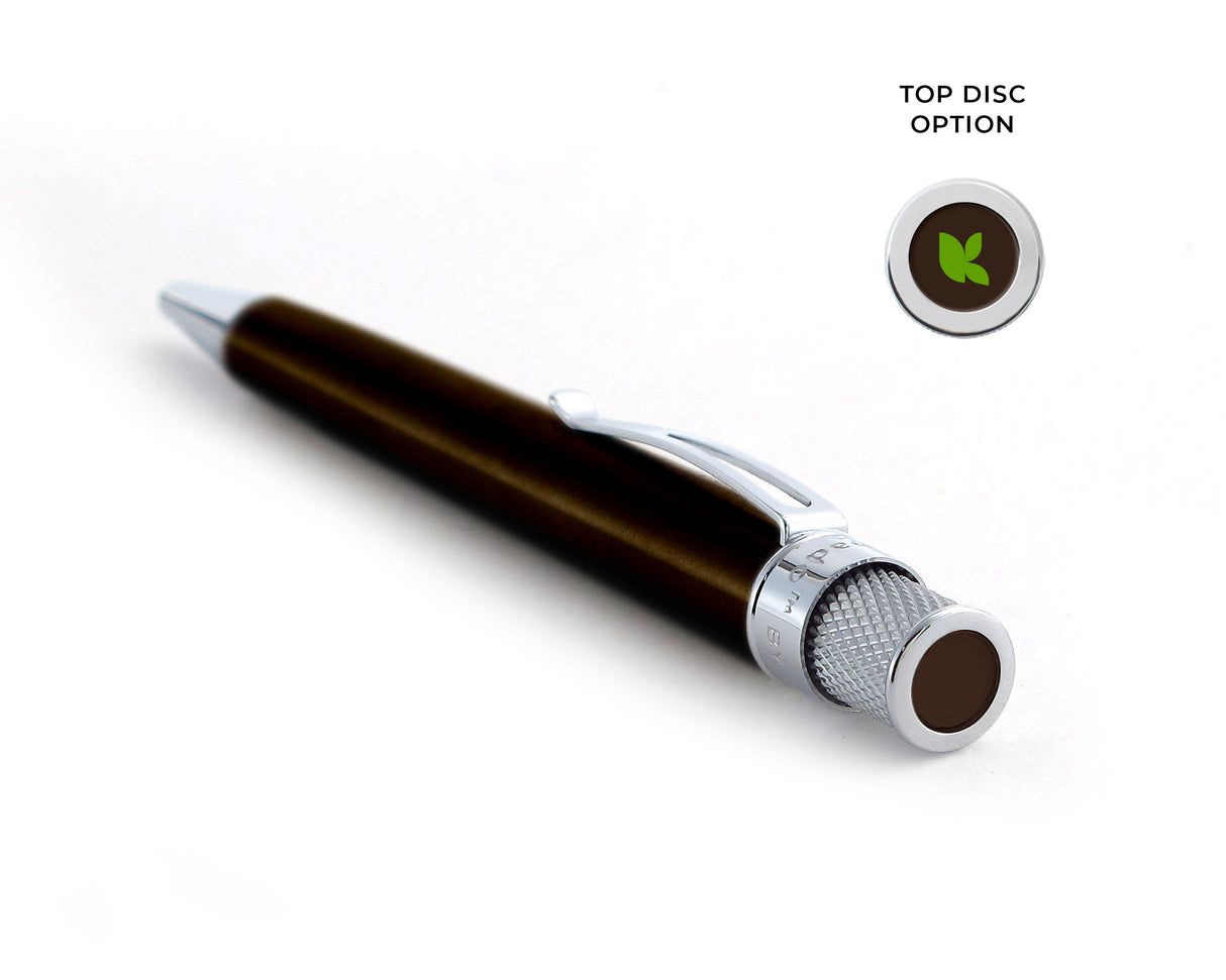 Tornado™ Classic Lacquer - Brown w/Chrome Rollerball