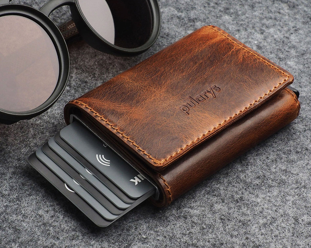 Pularys - COLORADO RFID Wallet | Light Brown