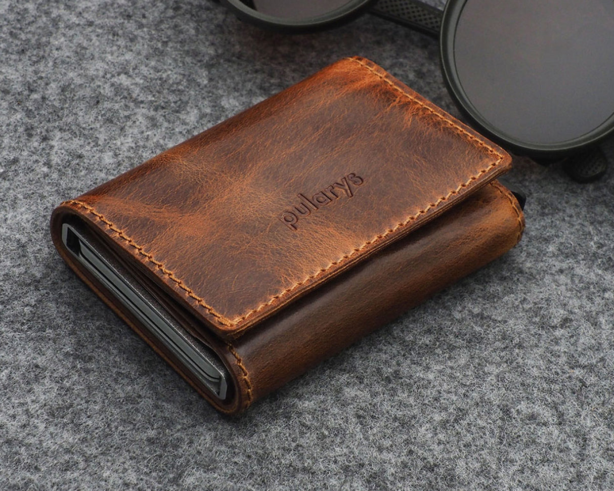 Pularys - COLORADO RFID Wallet | Light Brown