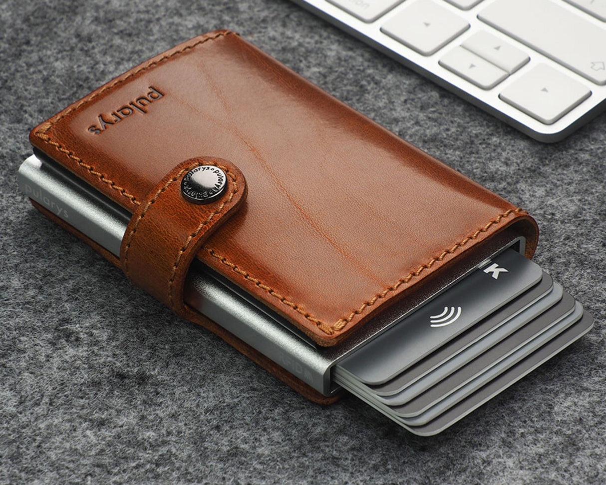 Pularys - NORDIC RFID Wallet | Cognac