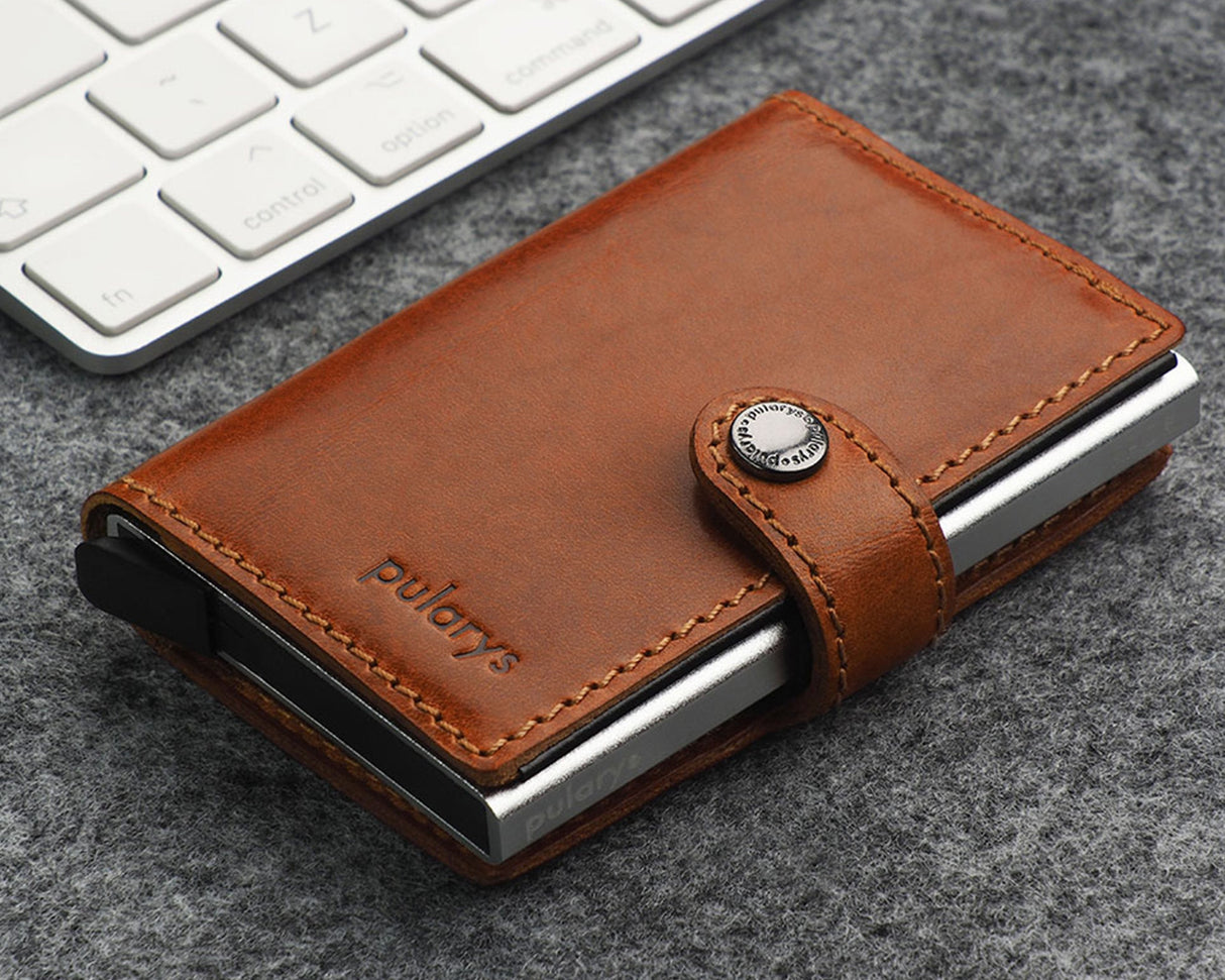 Pularys - NORDIC RFID Wallet | Cognac