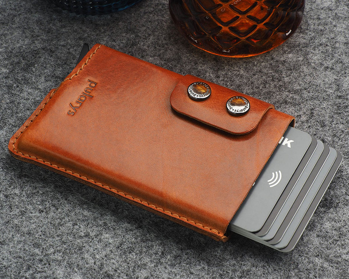 Pularys - FUNKY RFID Wallet | Cognac