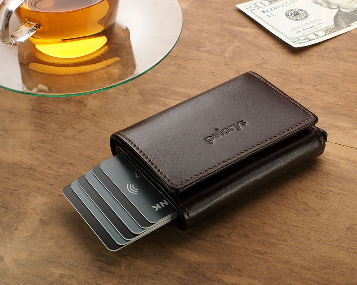 Pularys - BOSTON RFID Wallet | Brown