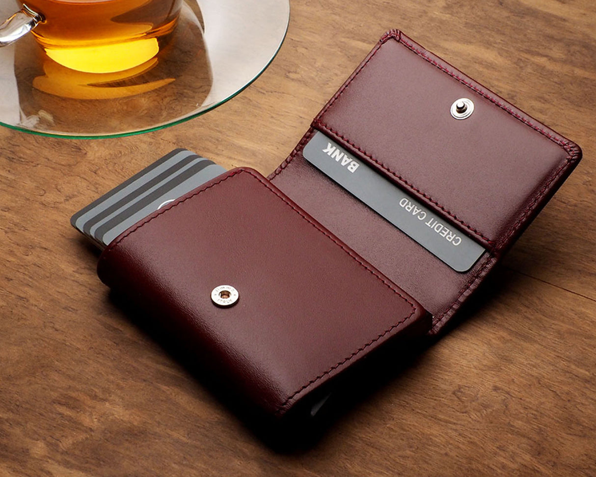 Pularys - BOSTON RFID Wallet | Cherry