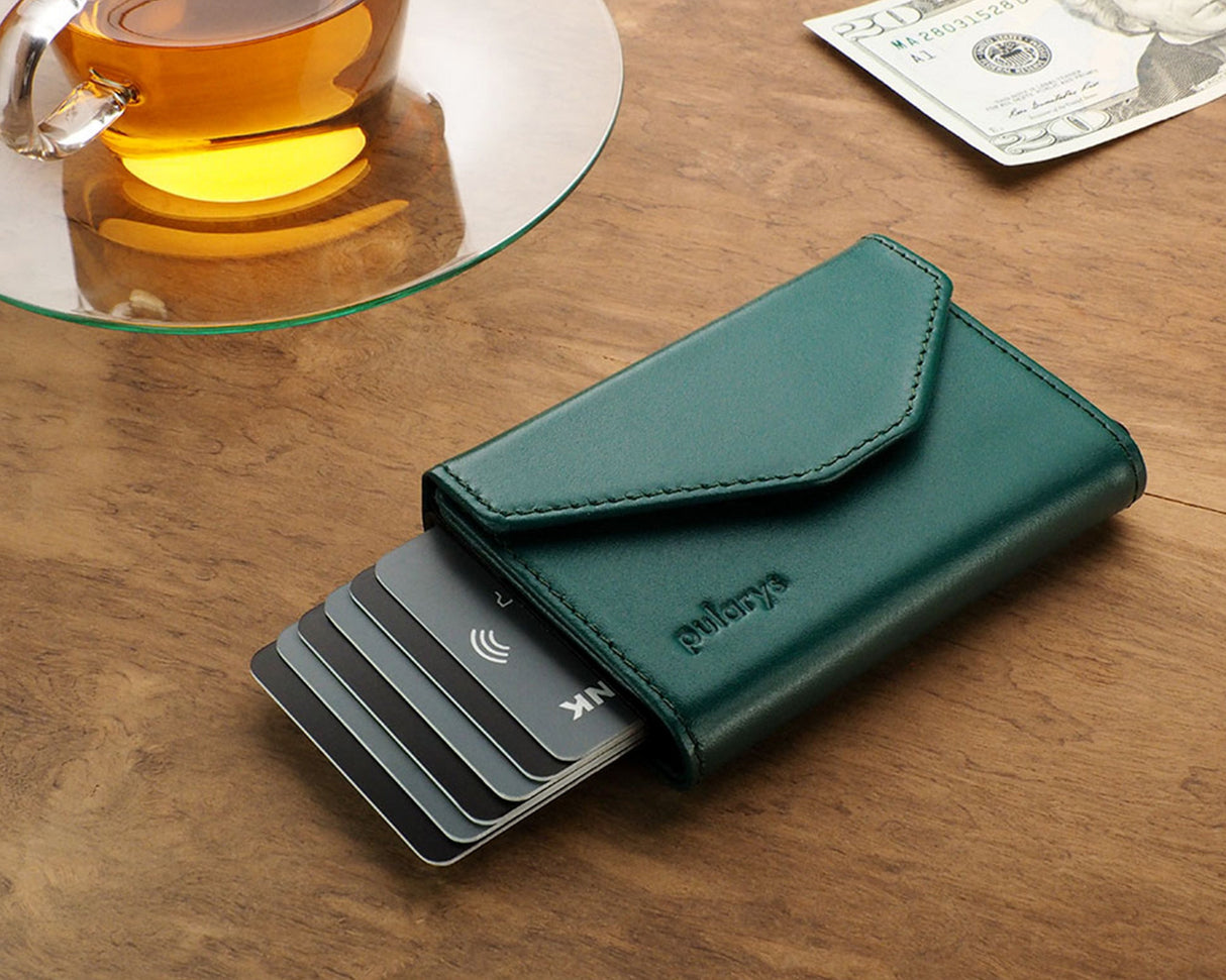 Pularys - RAVEN RFID Wallet | Green