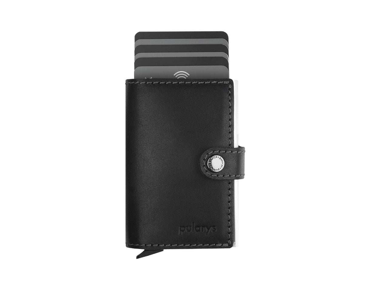 Pularys - VIKING RFID wallet with AirTag pocket | Black