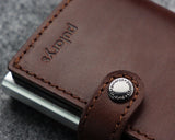 Pularys - VIKING RFID wallet with AirTag pocket | Brown