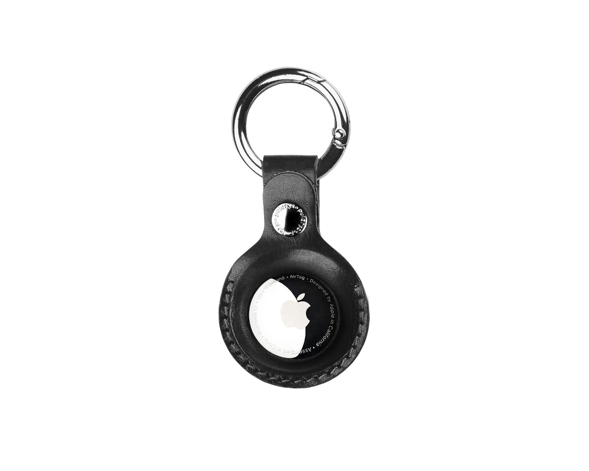 Pularys - Keyring with AirTag pocket | Black