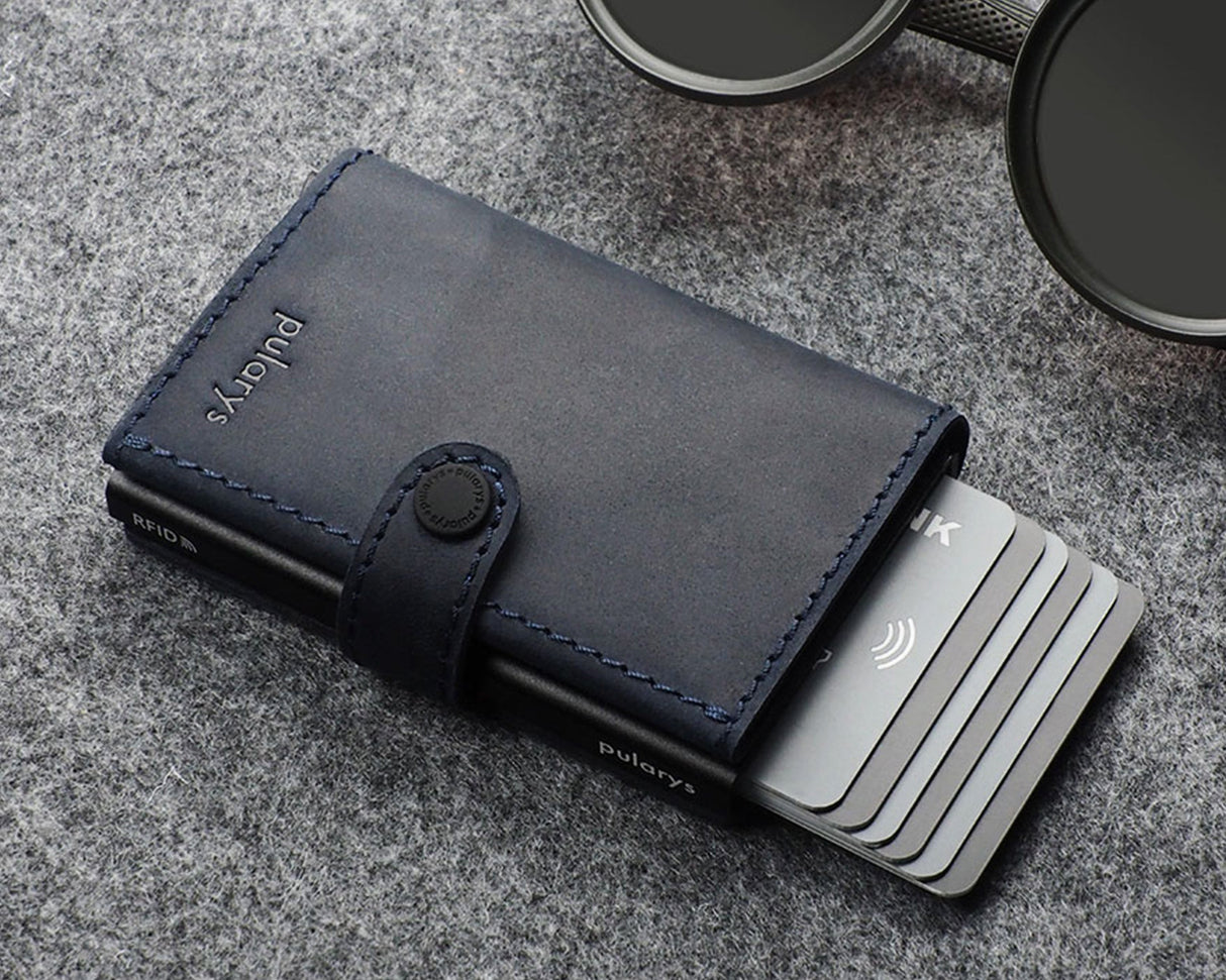 Pularys - HUGO RFID Wallet | Navy Blue