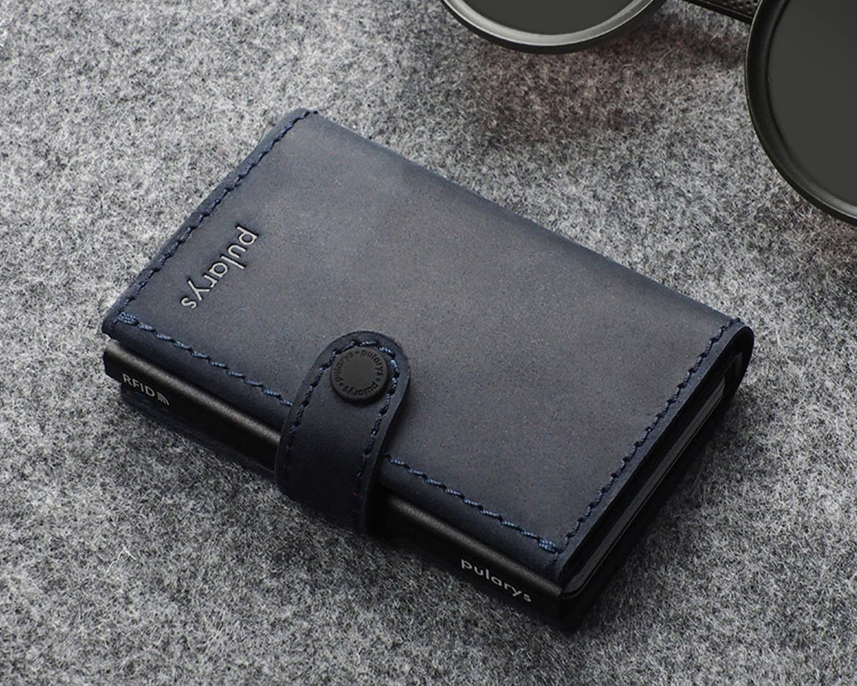 Pularys - HUGO RFID Wallet | Navy Blue