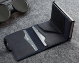 Pularys - HUGO RFID Wallet | Navy Blue