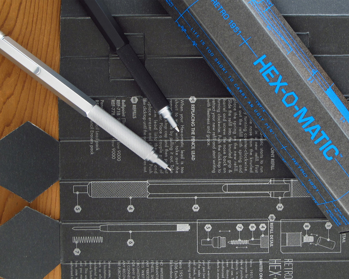 HEX-O-MATIC™ - Black Pencil 0.7MM