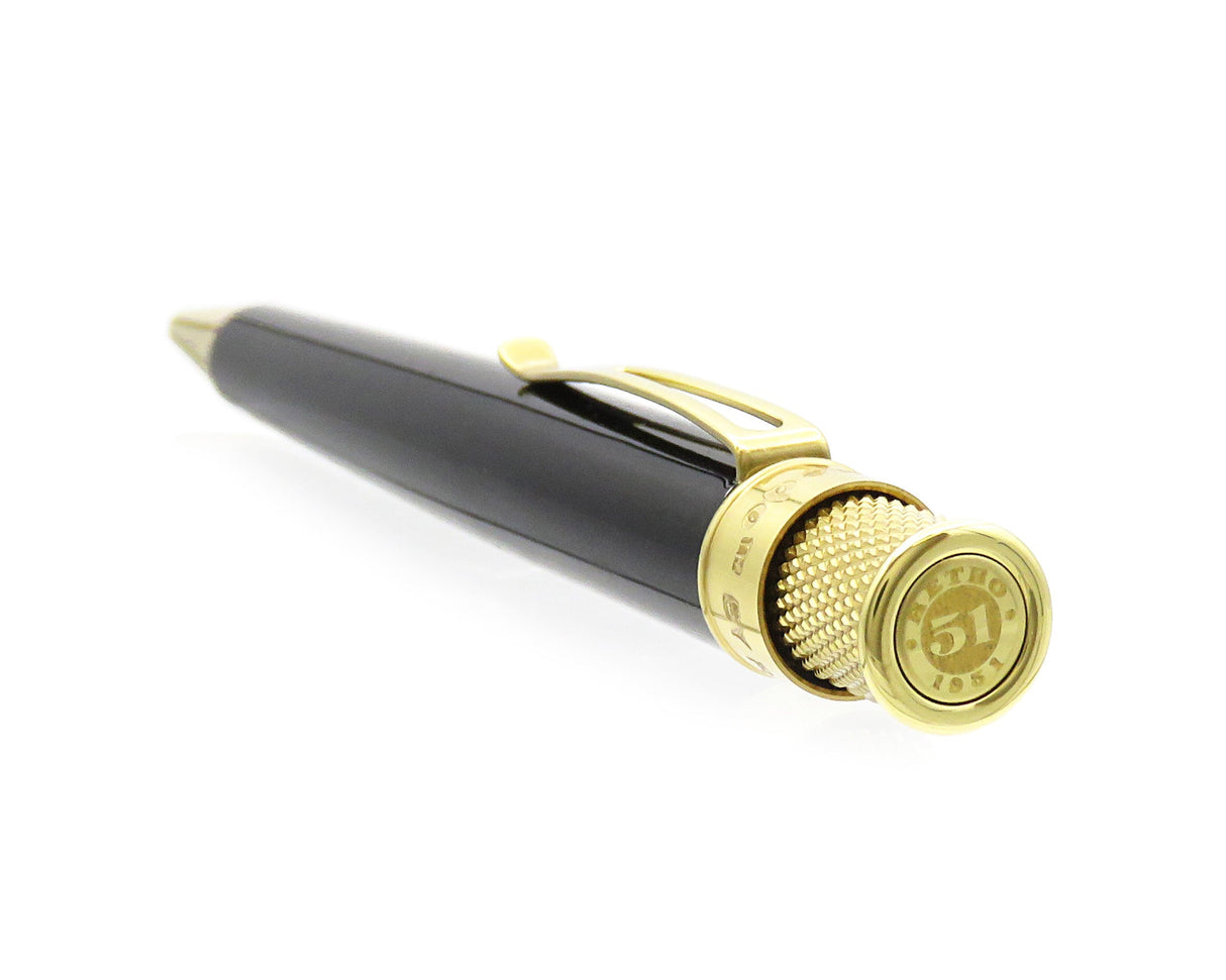 Tornado™ Brass Classic - Black Rollerball